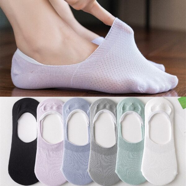 10 stück = 5 Paare/los Invisible Candy Baumwolle Atmungsaktive Socken Frauen Sommer Mädchen Beiläufige Kurze Ankle Boot Low Cut Dame sox