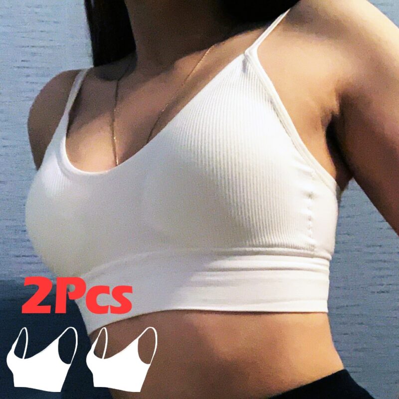 2 Pcs Bhs Frauen Bralette Top Sexy Nahtlose Bh Nahtlose Weibliche Sexy Crop Tops Rohr Tops Sexy Bh Dessous Bh