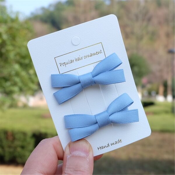 2 Teile/satz Farbe Kinder Bowknot Haar Clips Für Mädchen Frauen Princes Barrettes Haar Zubehör Schöne Haarnadeln Nette Kopfschmuck Neue