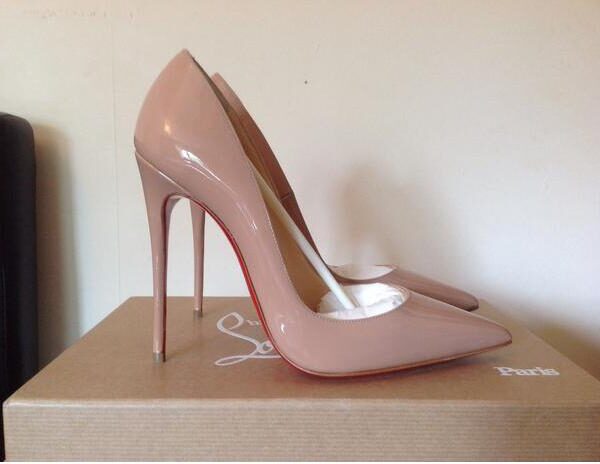 2021 frühling Frauen Spitzen Schuhe Luxus Logo 12cm Hohe Ferse Rot Hochzeit Schuhe Flach Mund Nude/schwarz Echt leder Große Größe 44