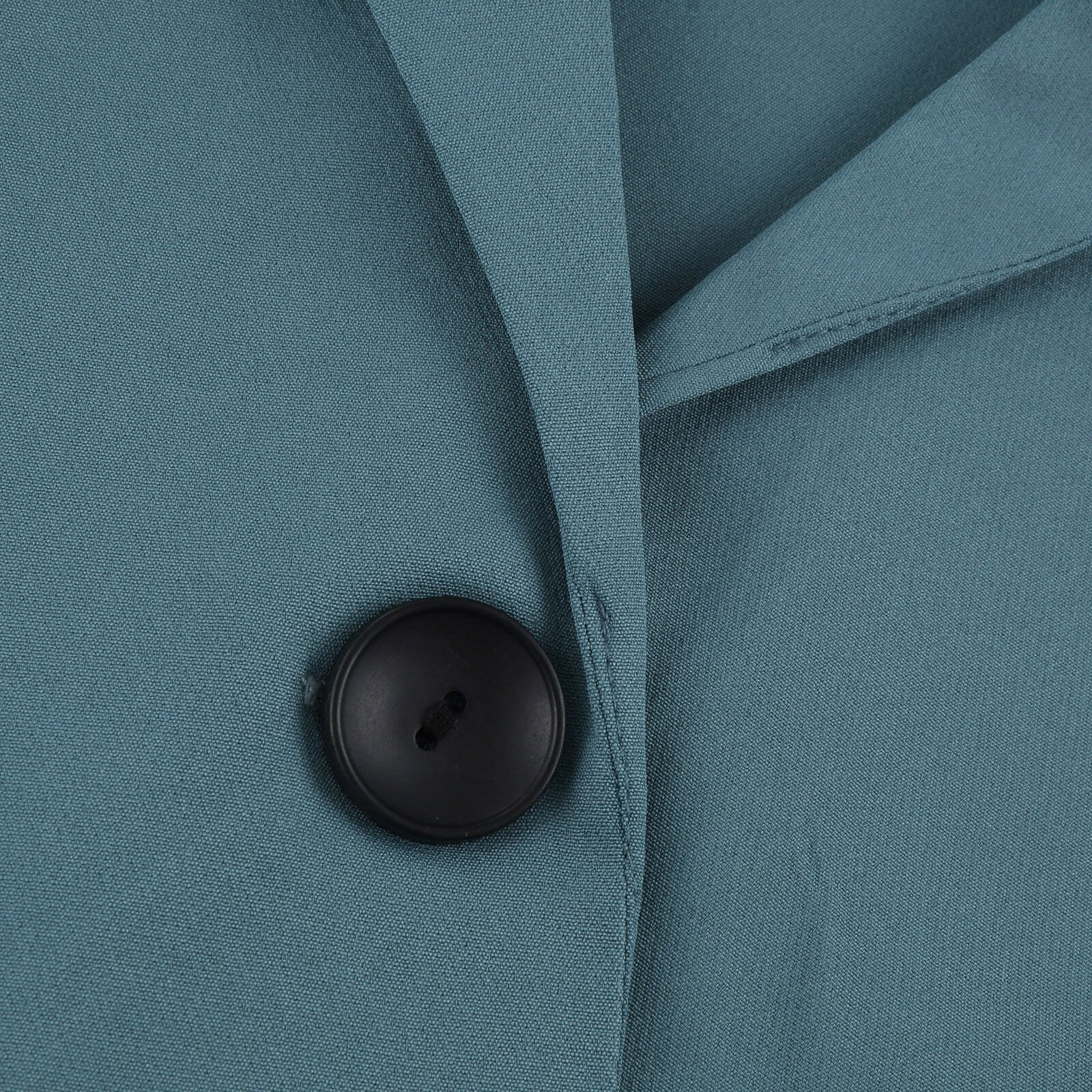 2021 sommer Frauen Lose Blazer Jacke Top Langarm Casual Mode Taste Feste Jacke Büro Damen Elegante Blazer Anzug Mantel – Bild 6