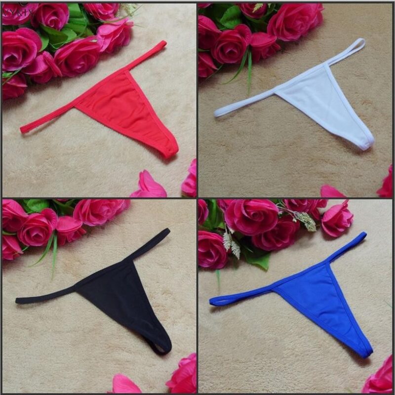 4 farbe Sexy Thongs G-string Unterwäsche Höschen Slip Damen T-zurück Dessous Hosen Tanga Intimatewear Mini Ultra Niedrigen Taille tanga