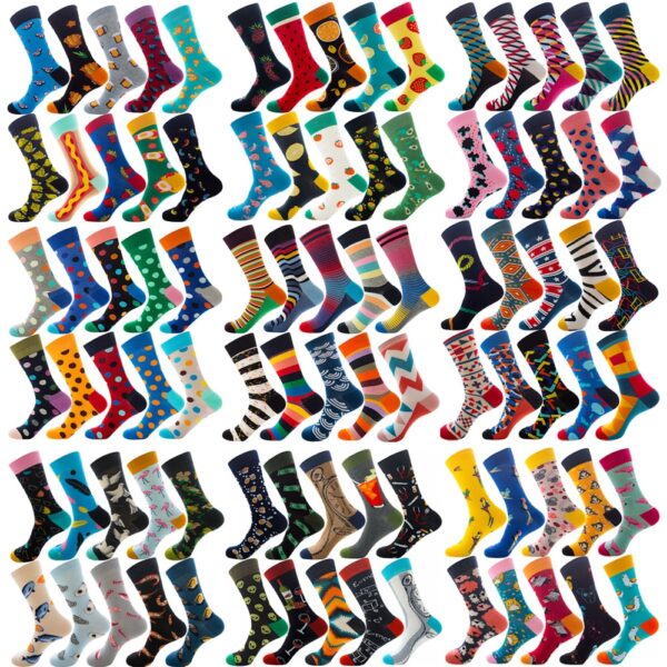 5 paare/satz Glücklich Socken Männer und Frauen Ölgemälde Van Gogh Socken bunte Harajuku Skateboard Weibliche baumwolle Socken Frau