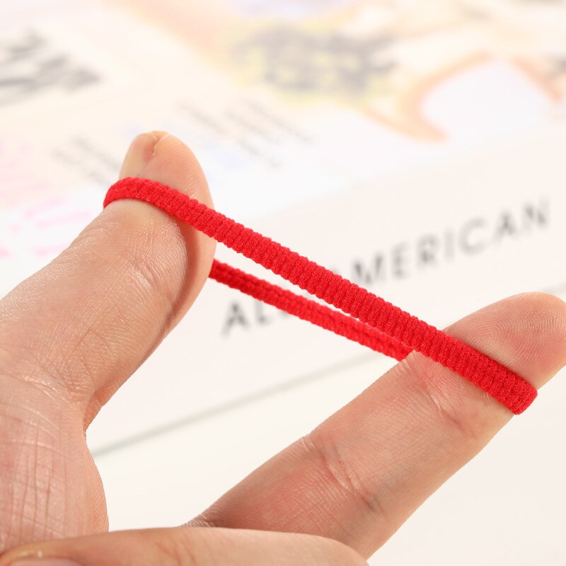 50/100 stücke Baby Mädchen Bunte Kleine Elastische Haar Bands Kinder Pferdeschwanz Halter Kinder Stirnband Gummiband Haar Zubehör – Bild 6