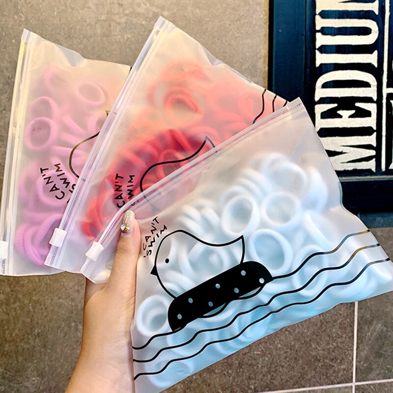 50/100pcs/Set Mädchen Bunte Nylon Kleine Elastische Haar Bands Kinder Pferdeschwanz-halter Scrunchie Stirnband Kinder Haar zubehör – Bild 6