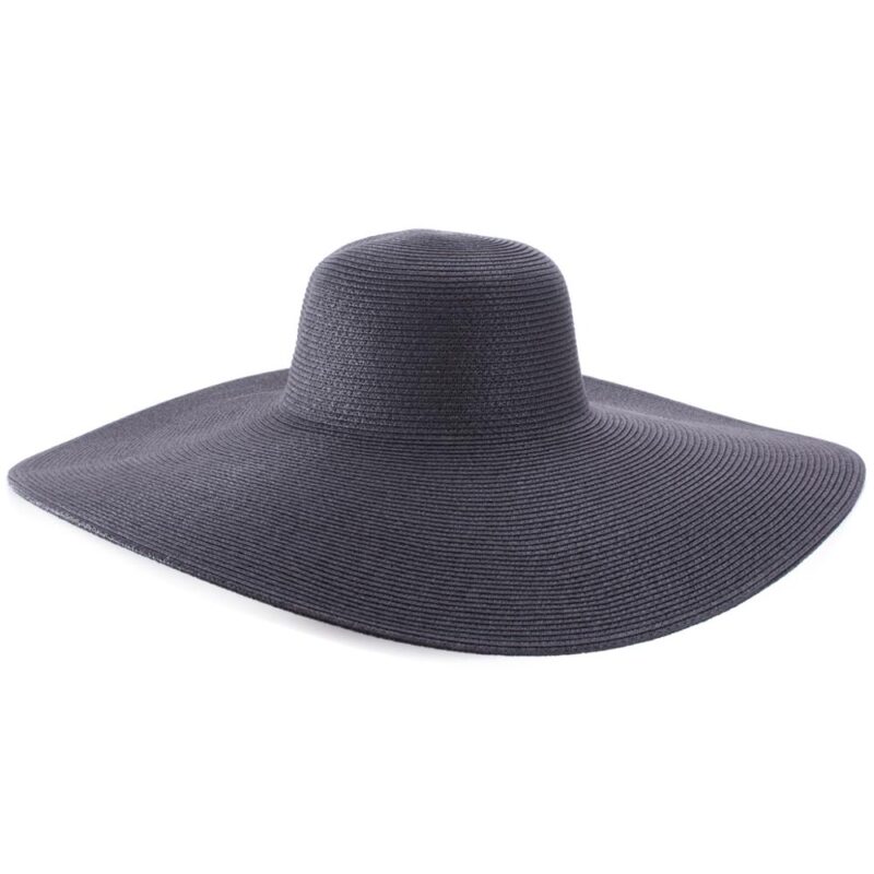 7.1 ''/18cm Riesige Breite Krempe Sonnenhut Hüte Stroh Sommer Kirche Hochzeit Hüte für Frauen Damen Floppy Kentucky derby Partei Gesellschafts – Bild 6