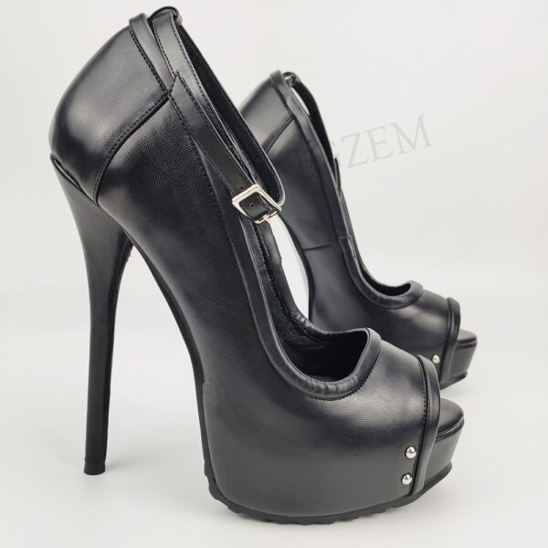 BERZIMER Frauen Plattform Heels Stiletto High Heels Pumps Peep Toe Party Prom Zapatos Damen Schuhe Frau Große Größe 44 45 46 52