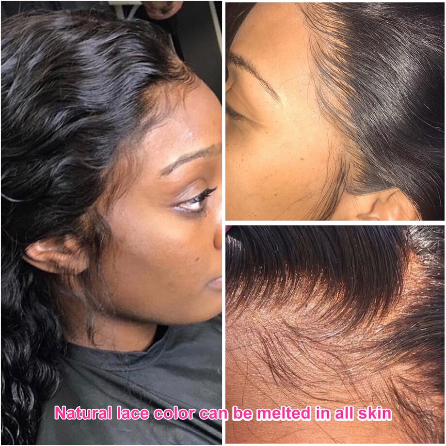 Bob Perücke Wasser Welle Spitze Front Menschliches Haar Perücken Für Schwarze Frauen 13x4 Spitze Frontal Perücke Pre Gezupft brasilianische Tiefe Welle Frontal Perücke – Bild 3