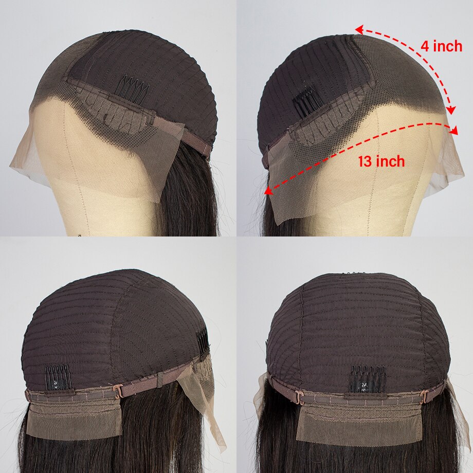 Bob Perücke Wasser Welle Spitze Front Menschliches Haar Perücken Für Schwarze Frauen 13x4 Spitze Frontal Perücke Pre Gezupft brasilianische Tiefe Welle Frontal Perücke – Bild 6