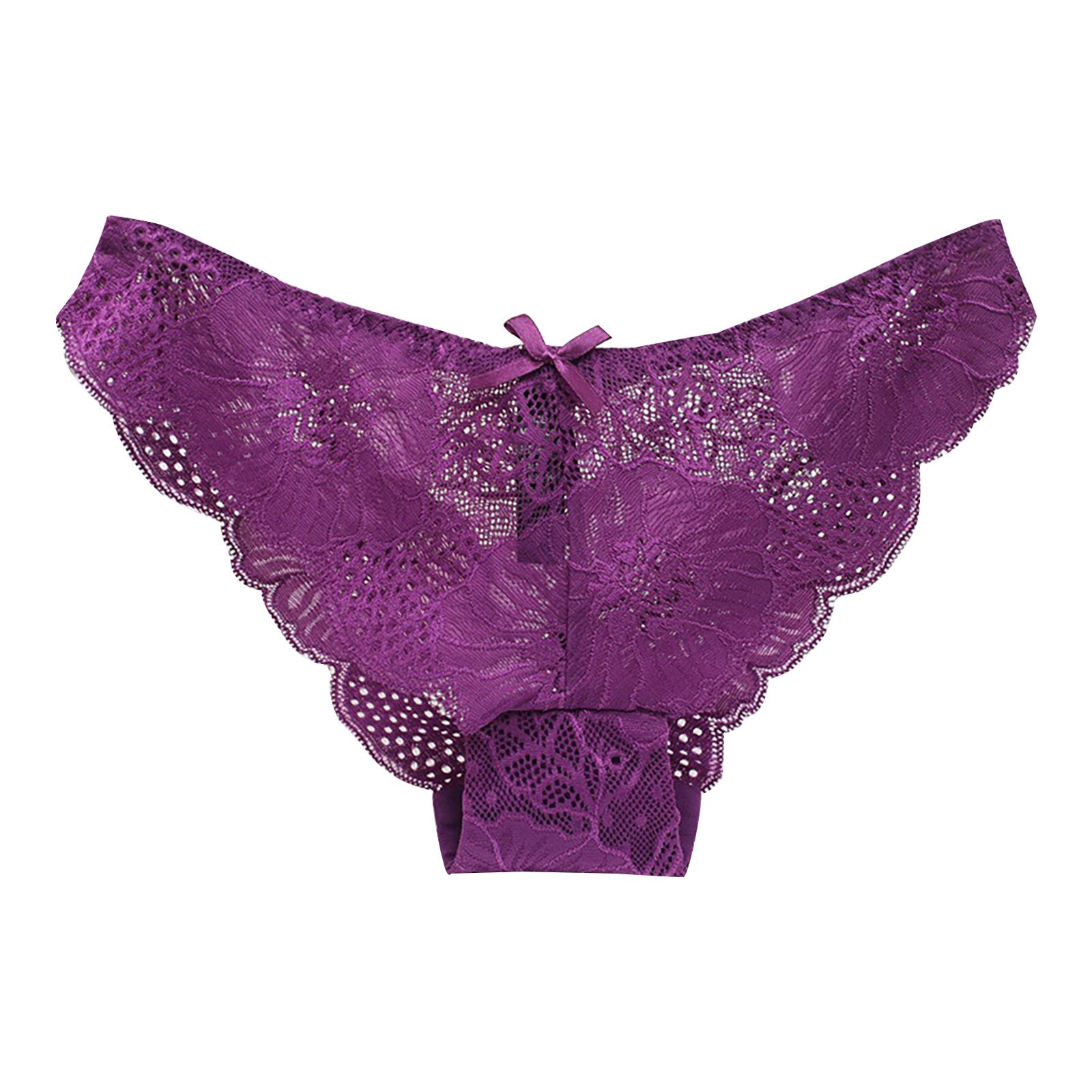 Bragas Höschen Dessous frauen Sexy Spitze Transparent Mesh Atmungsaktive Baumwolle Boden Gabelung Höschen M-XL нижнееladies unterhose – Bild 2
