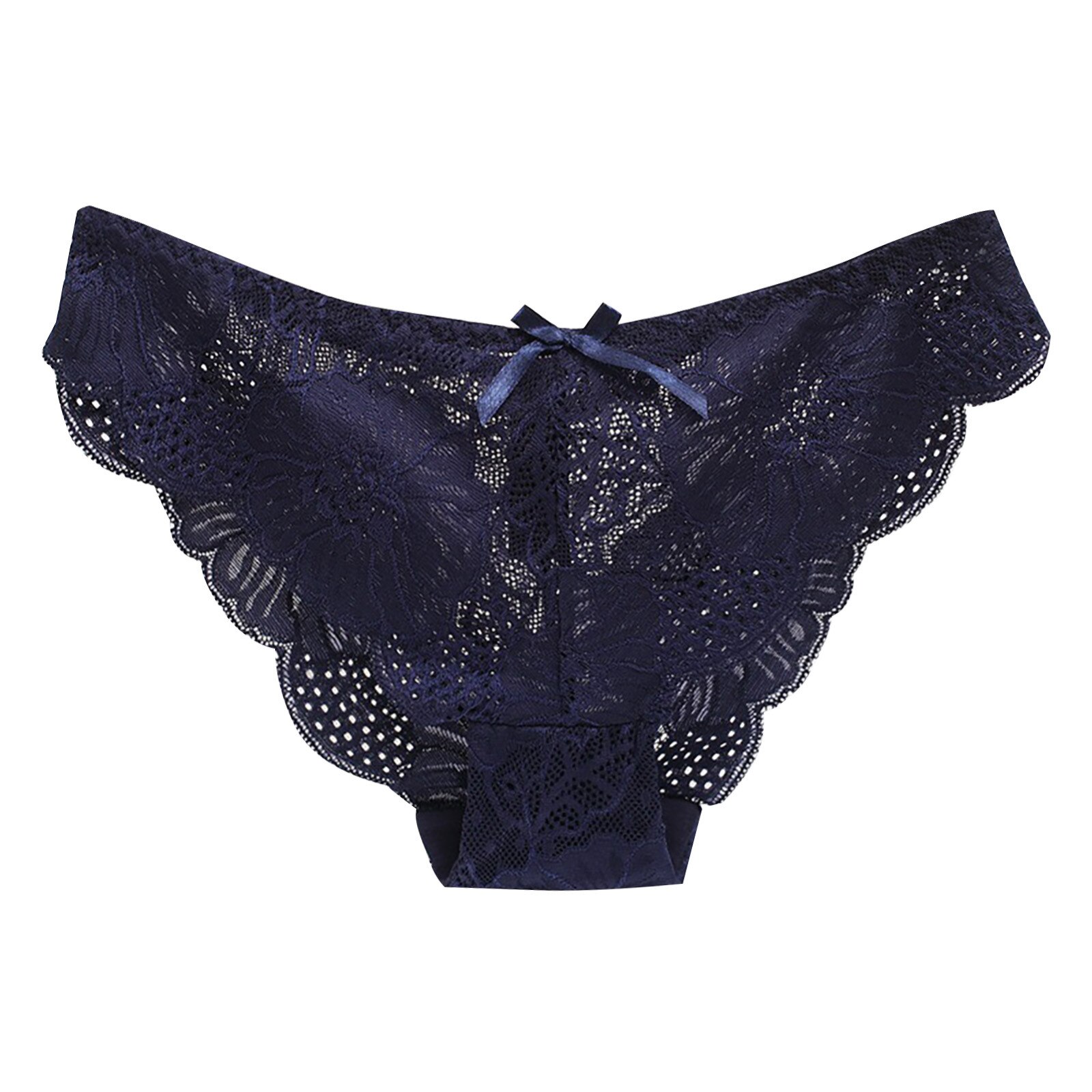 Bragas Höschen Dessous frauen Sexy Spitze Transparent Mesh Atmungsaktive Baumwolle Boden Gabelung Höschen M-XL нижнееladies unterhose – Bild 3