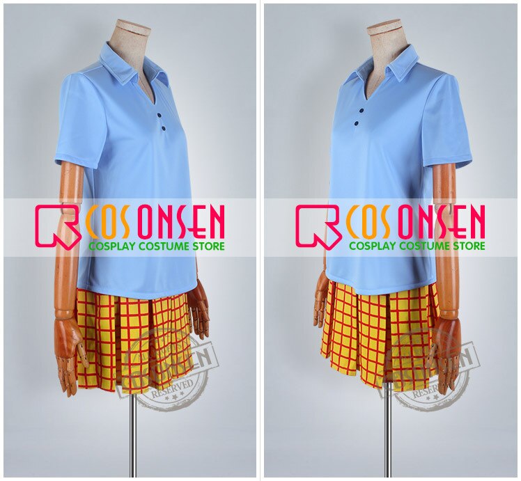 COSPLAYONSEN Yowamushi Pedal Sohoku Hohe Schule Fahrrad Club Mädchen Sommer Uniform Cosplay Kostüm – Bild 3