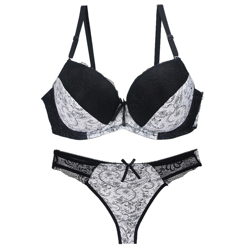 Cxzd Sexy Spitze Push Up Bh Set Dessous Frauen Unterwäsche Setzt