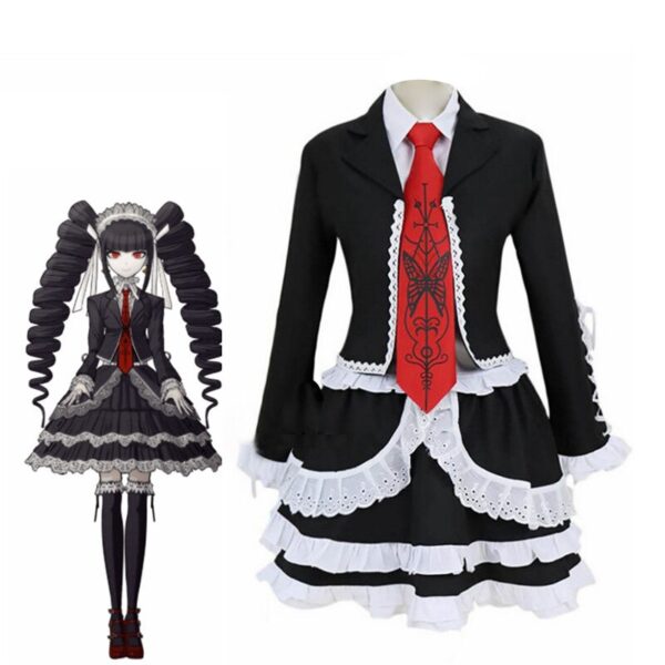 CosDaddy Celestia Ludenberg JK Schuluniform Cosplay Kostüm yasuhiro taeko Frauen Mädchen Halloween Kostüm Salior Rock Vollen Satz