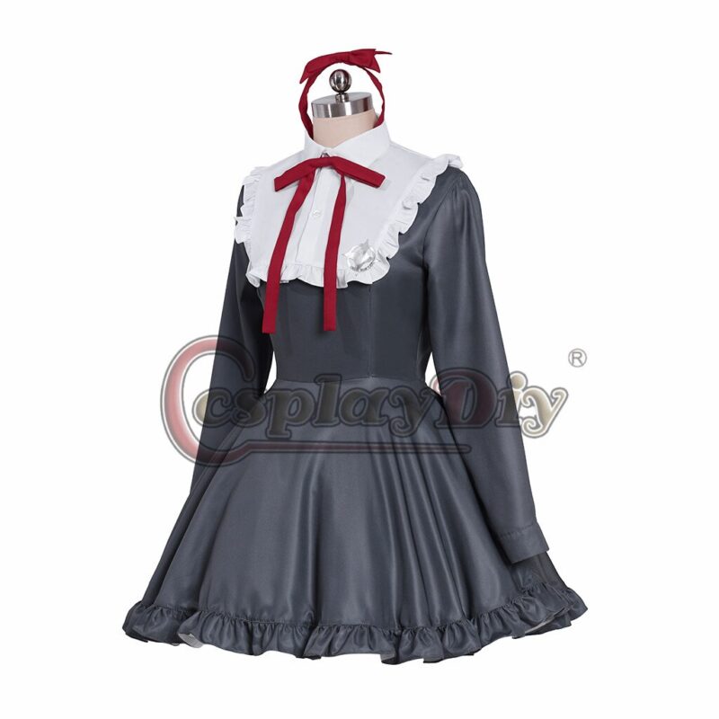 Cosplaydiy Danganronpa Eine Weitere Episode: Ultra Monaca Towa Cosplay Kostüm Schuluniform Mädchen Kleid Halloween Rock Nach Maß – Bild 3