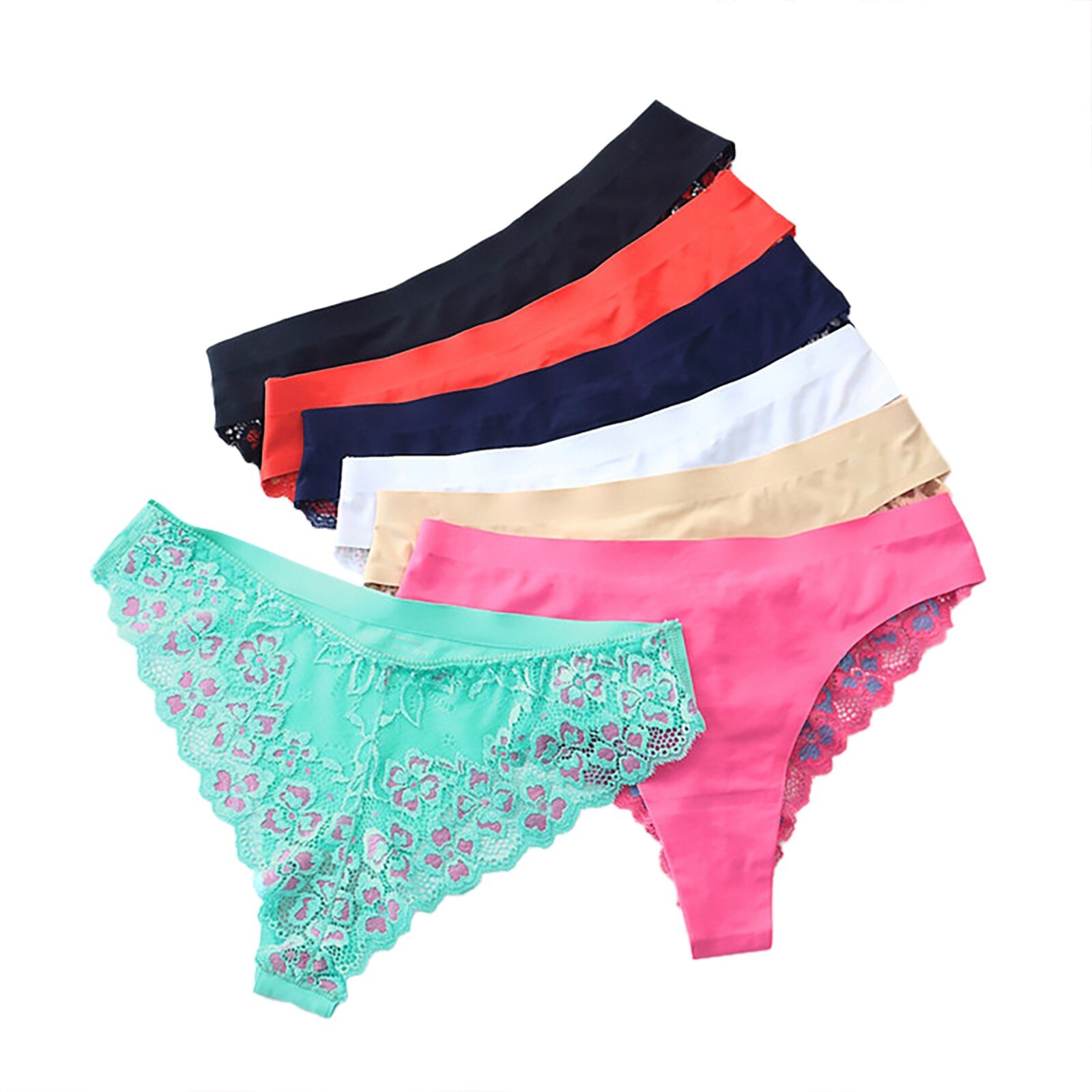 Damen Erotische Dessous Stickerei Spitze Frauen Höschen Sexy G-String Slip Porno Low-taille Thongs Sex Unterwäsche Atmungsaktive Hose – Bild 5