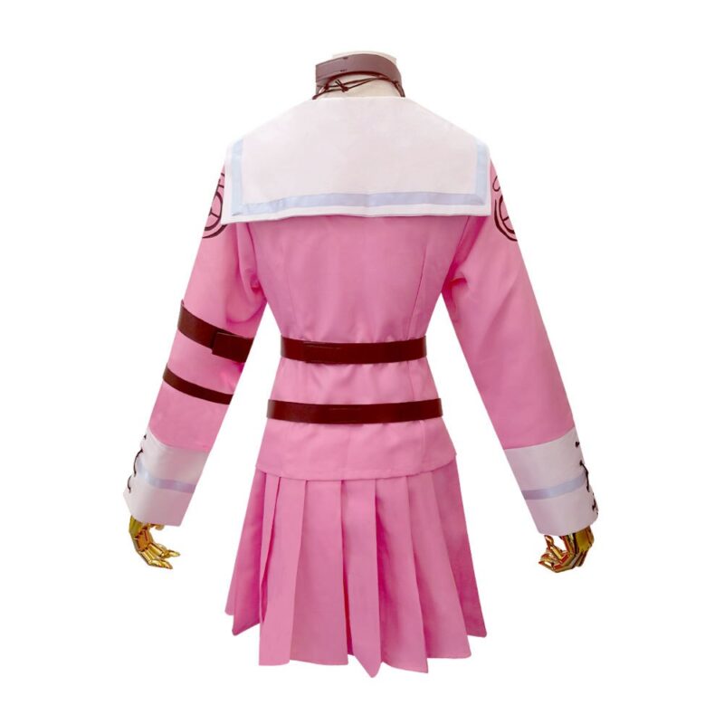 Danganronpa V3 Tötung Harmonie Iruma Miu Cosplay Kostüm Requisiten Anime Spiel Frau Mädchen party kleid Schuluniform outfit brillen – Bild 4