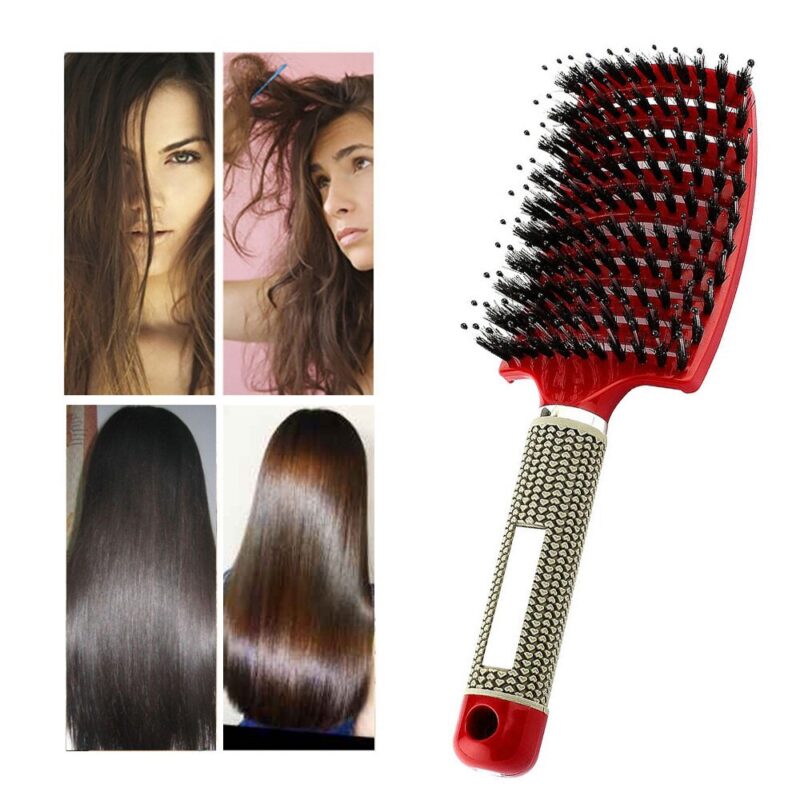 Detangle Haarbürste Frauen Haar Pinsel Massage Kamm Pinsel für Haar Friseur Werkzeuge Lockige Nass kämmen pinsel barber haar kamm – Bild 2