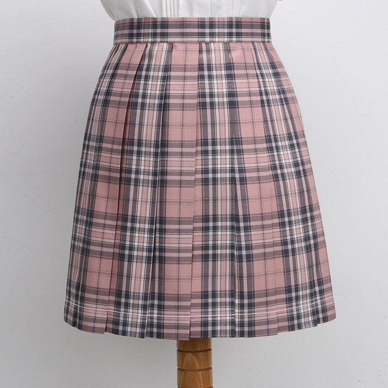 Beautifulfashionlife Cosplay Rock Hohe Taille – Gefalteter Rock In Pink, Größe 67,5 Cm Taillenumfang
