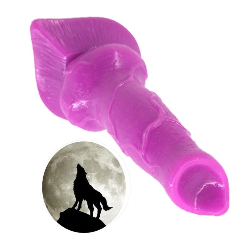 FAAK Sex Spielzeug Tier  Imitieren Wolf Penis Für Frauen Masturbation Einsatz Vagina Anal Stecker Professionelle Design Erotische Stop