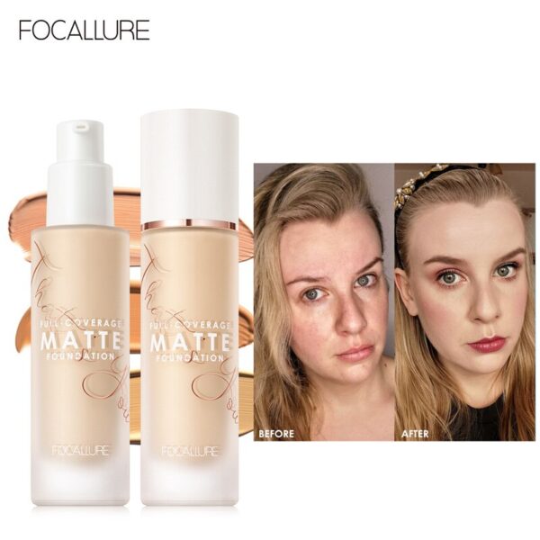 FOCALLURE Foundation Basis Creme Kosmetik Für Gesicht Concealer Abdeckung Frauen Wasserdichte Gesichts Professionelle Make-Up Primer