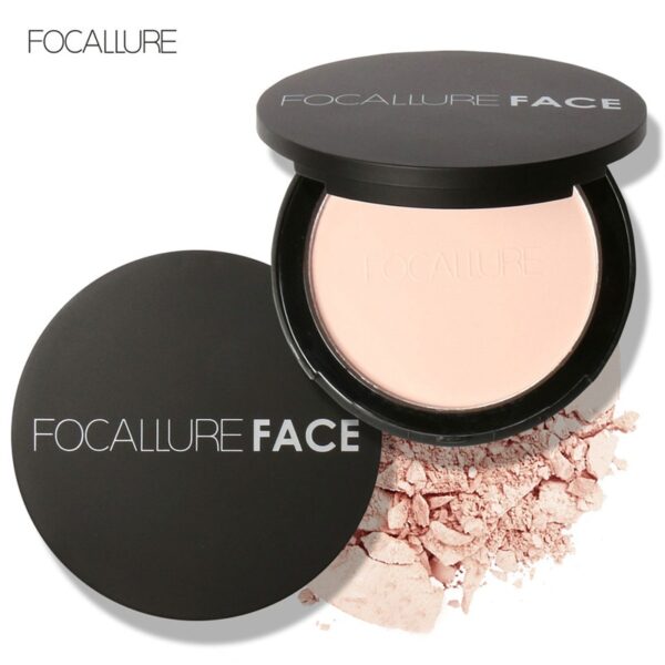 FOCALLURE mineral gesicht gedrückt pulver öl steuer natürliches foundation pulver 3 farben Glatte finish concealer einstellung pulver