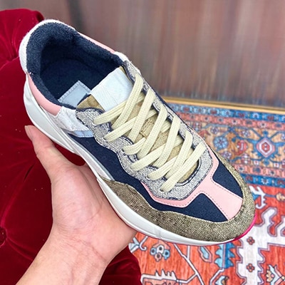 Fashion Design Marke Schuhe Frau Patchwork Schuhe Passenden Farbe Schnürung Dicken sohlen Schuhe für Casual Liebhaber Plus Größe 42 43 44