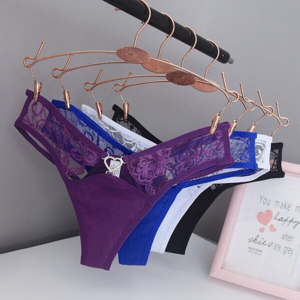 Frau Sexy Mesh Transparent Höschen Thongs String dessous Mode Flachbau Damen Unterwäsche Nahtlose Schriftsätze.