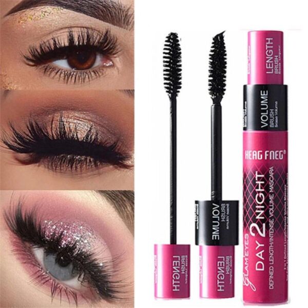 Frauen 4D Mascara Silk Fiber Wimpern Verlängerung Wasserdicht Kit Eye Wimpern Dicke und Verlängern Curling TSLM1