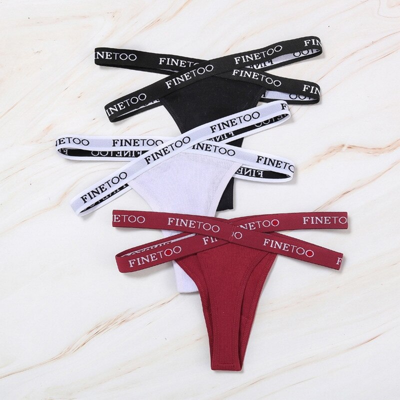 Frauen G-string Sexy höschen Cross Strap Höschen Brief Taille Unterwäsche Thongs Femme Aushöhlen Dame Briefs – Bild 2