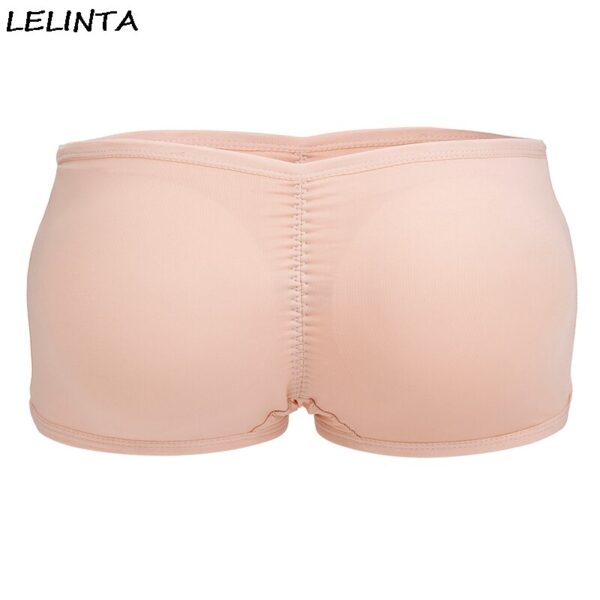 Frauen Kolben-heber Shapewear Shorts-Gepolsterte Unterwäsche für Frauen-Gefälschte Gesäß Hüfte Spitze Boyshort Nahtlose Höschen Körper former