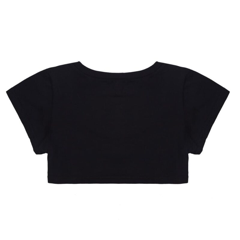 Frauen Sexy Mini Kurze Tees Erotische Schule Mädchen Brief Gedruckt Bh Bluse Sommer Mode Crop Tops Nacht Club Rave Cosplay tanks – Bild 5