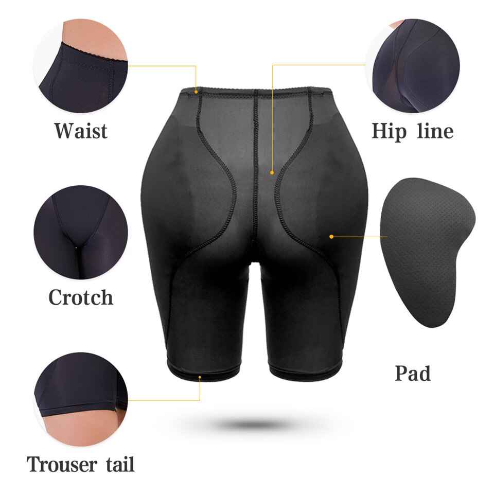 Frauen Sexy Steuer Höschen Butt Heber Plus Hüfte Pad Gefälschte Gesäß Schaum Gepolsterte Unterhose Weibliche Shapewear Sanduhr Körper Shapers – Bild 5