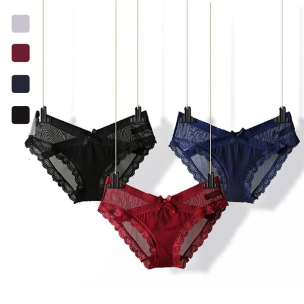 Frauen Spitze sexy damen Höschen Slip Baumwolle Nahtlose niedrigen taille schlank Ziemlich komfortabel Nette Frauen Unterwäsche