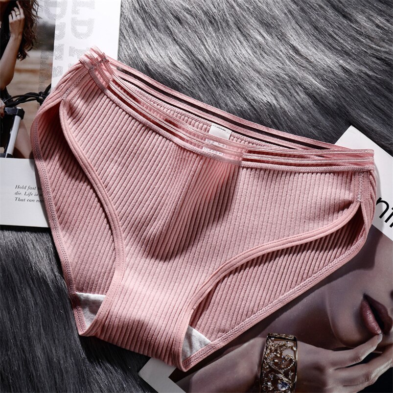 Frauen höschen 2020 baumwolle einfarbig gril briefs sexy dessous weibliche casual unterwäsche damen unterhose frauen intime – Bild 4