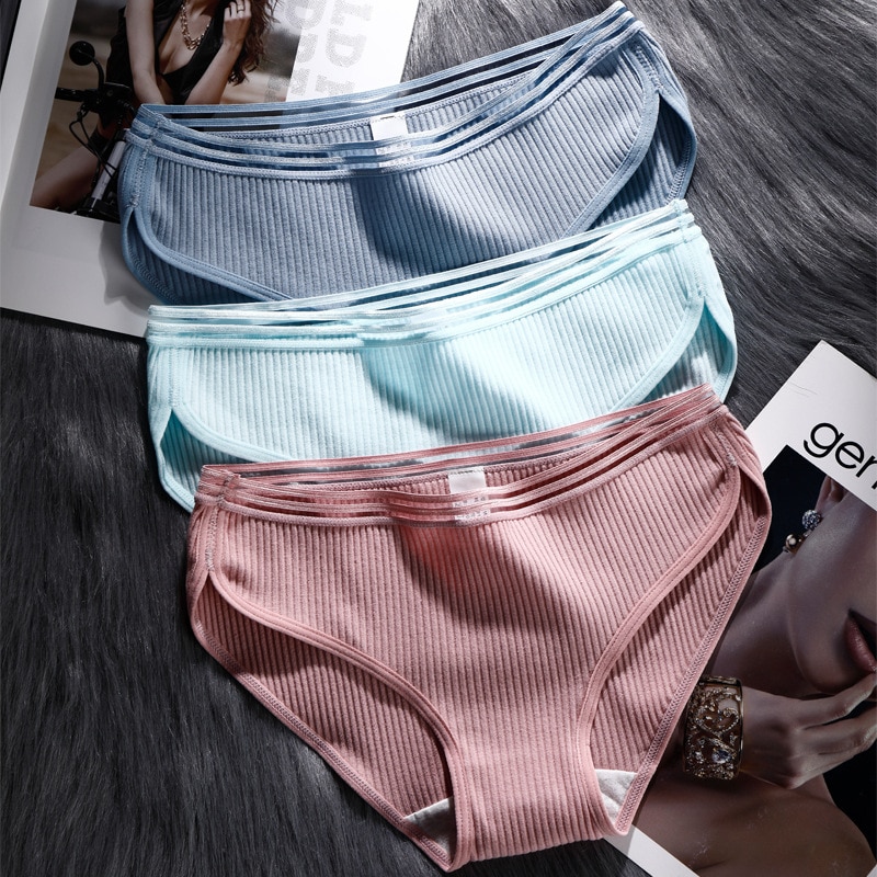 Frauen höschen 2020 baumwolle einfarbig gril briefs sexy dessous weibliche casual unterwäsche damen unterhose frauen intime
