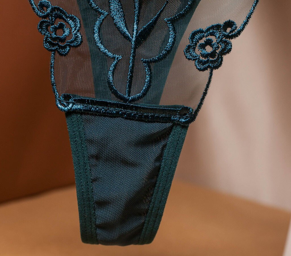Frauen höschen ultra-dünne sexy höschen thongs stickerei rose muster spitze damen höschen unterwäsche HEIßER эротическое бельё 05 * – Bild 6