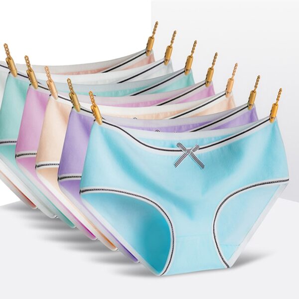 Frauen unterwäsche baumwolle Reine colorBowknot mädchen antibakteriell slip sexy dessous weibliche casual Mädchen höschen damen unterhose