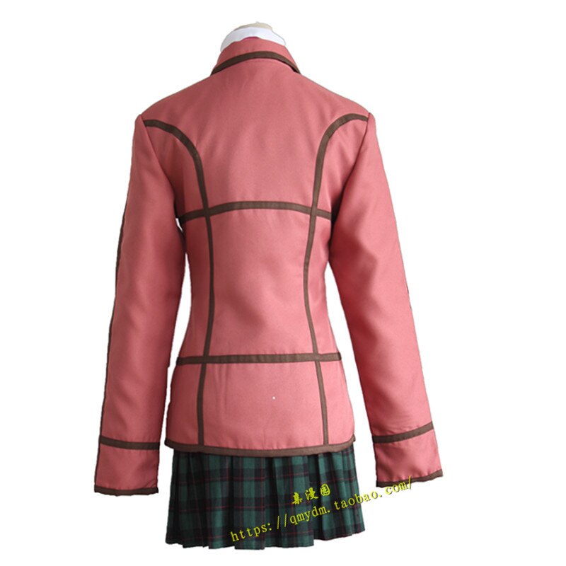 Freies verschiffen Heiße Spiel Rewrite cosplay Ohtori Chihaya cos JK Japanischen mädchen schuluniformen vollen satz (mantel hemd rock tie) – Bild 4