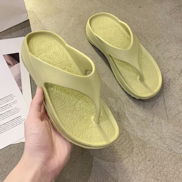Größe 44 Hausschuhe Weibliche Mode 2021 frauen EVA Plattform Flip-Flops Nicht-Slip Keile Strand Schuhe Damen Тапочки zapatos De Mujer
