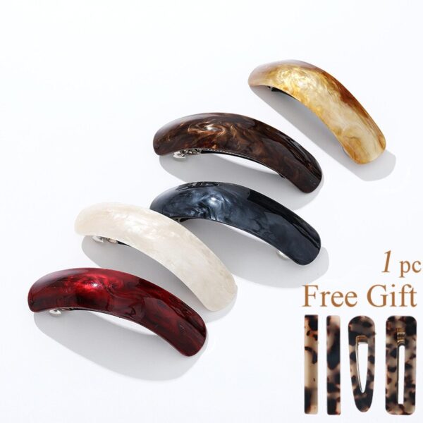 Groß preis acryl 9cm große große einfache phantasie mode gewölbte haar clips barrettes zubehör für dickes haar