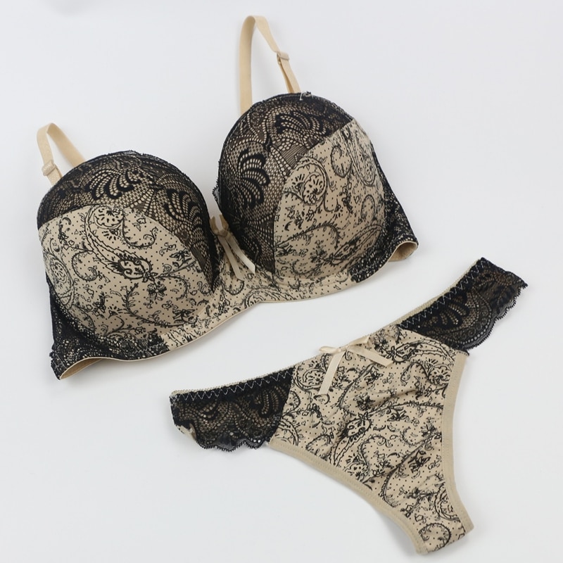 CXZD New lingerie bra ultrathin lace bralette sexy underwear set women's underwear sexy bra set (25)