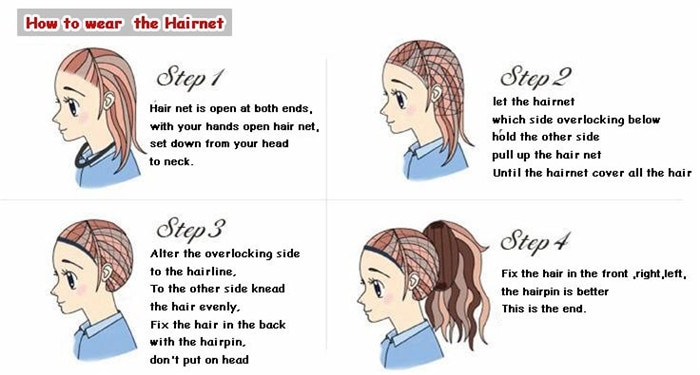 1how to wear hairnet