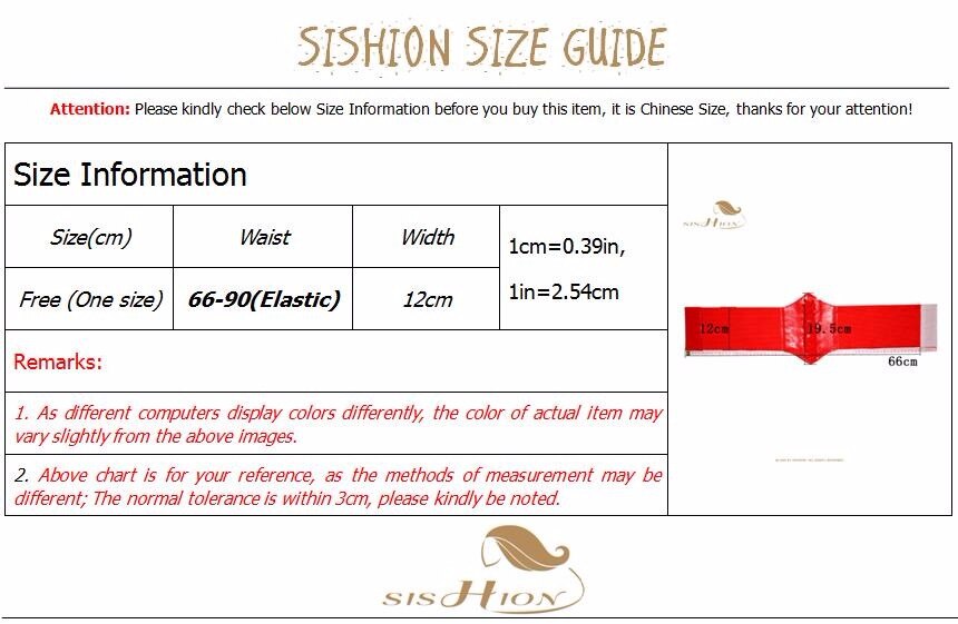 VB0001 SIZE CHART