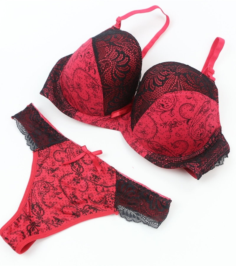 CXZD New lingerie bra ultrathin lace bralette sexy underwear set women's underwear sexy bra set (8)