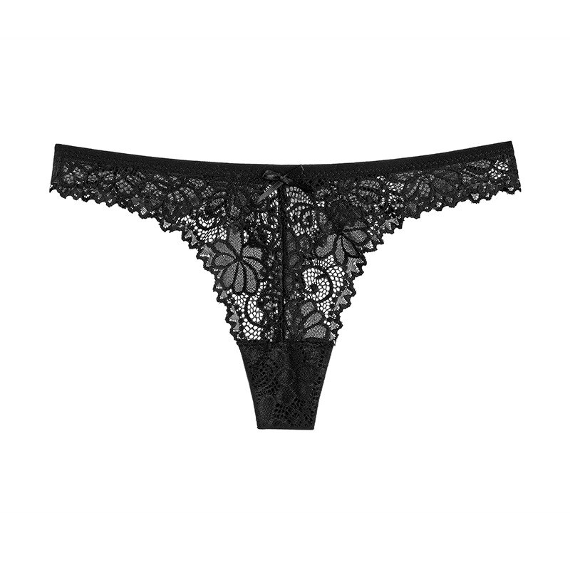 Heißer Verkauf Sexy Frauen Spitze G String Thongs Low Taille Sexy Höschen Damen Unterwäsche Schwarz Rot Weiß Haut Erotische Panty – Bild 4