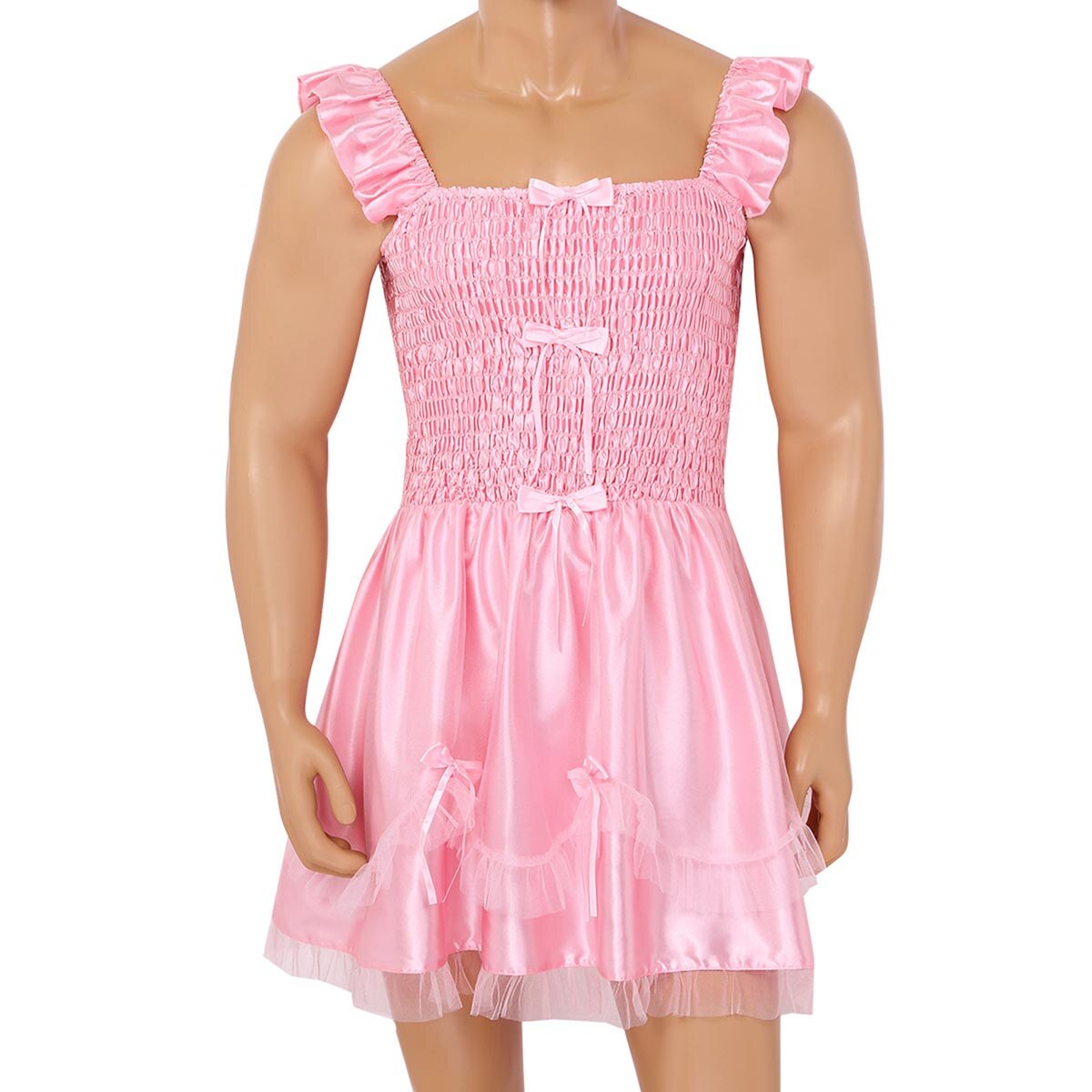Herren Party Kleid Erwachsene Babys Dessous Exotische Baby Puppe Chemises Sissy Crossdress Kostüm Heißer Nuisette Pyjamas Lolita Nachtwäsche – Bild 2