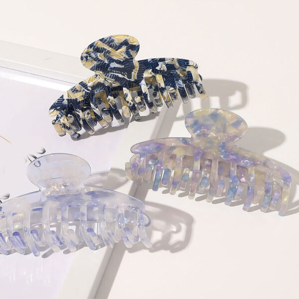 Hohe Qualität Acetat Leopard Haar Krallen Große Haarspange Krabben Klaue Clip Bad Clip Pferdeschwanz Clip Für Frauen Mädchen Haar Zubehör