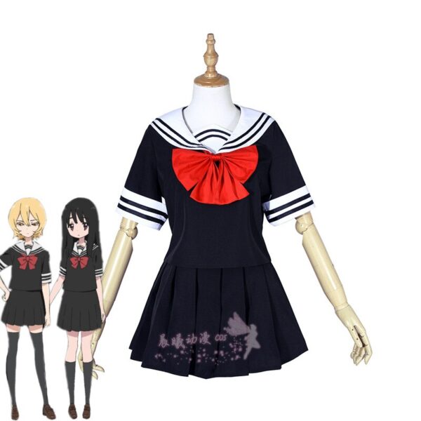 Hot Anime Magie Mädchen Website Yatsumura Tsuyuno Cosplay Schöne Schuluniform Anzug Für Unisex Täglichen Tragen Individuell Zu Machen Jede größe