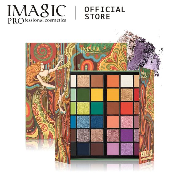 IMAGIC Neue 36 Farben Lidschatten Matte Machen Up Lidschatten-palette Shimmer Perlglanz Regenbogen Heiligen Gral Palette Lidschatten Pulver